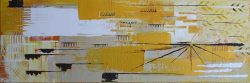 2014-09-N24, 2014 - Acrylique sur toile 50 x 150 cm